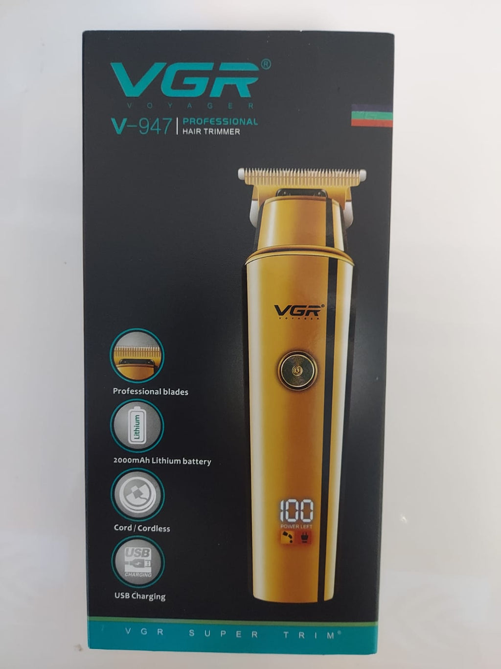 Imported VGR V-937 and V-947  Professional Electric Hair Trimmer Cordless Beard & Hair Clipper For Men Hair Cutter Machine