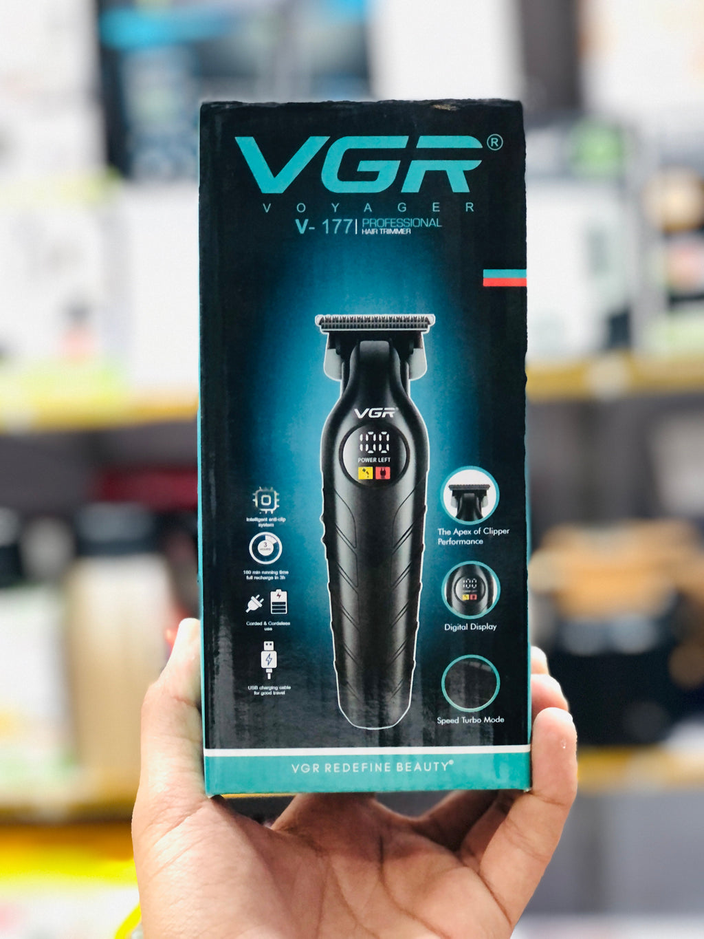 VGR Rechargeable Hair Trimmer V-177